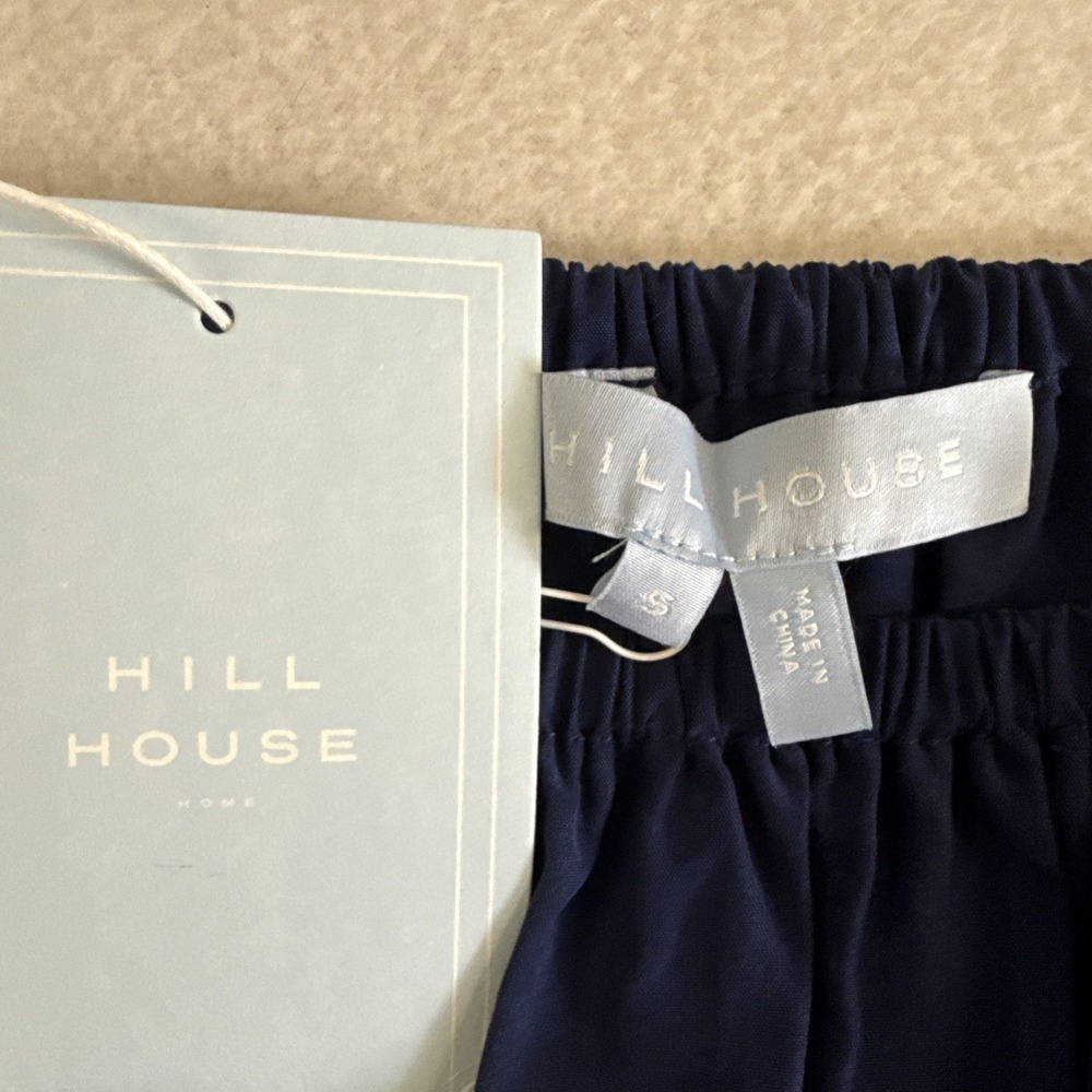 Hill House Jasmine Nap Dress Midi Small Navy Blue Lyocell Boho Timeless Staple - Picture 10 of 10